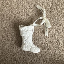 Limited Collectible 2012 PANDORA PORCELAIN CHRISTMAS STOCKING ORNAMENT
