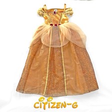 Disney Store BELLE Costume for Kids: BEAUTY AND THE BEAST size 7/8 VG/EXCELLENT