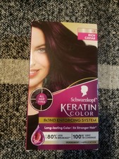 Schwarzkopf Keratin Color Permanent Hair Color Cream, 1.9 Rich Caviar New