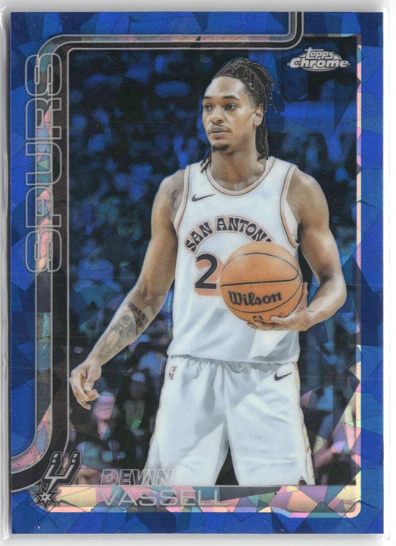 2025-26 Topps Chrome Sapphire Edition #202 Devin Vassell ☘️314