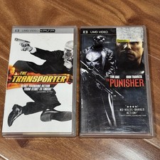 The Transporter, The Punisher PSP UMD VIDEO Region 1 Movie BUNDLE ACTION