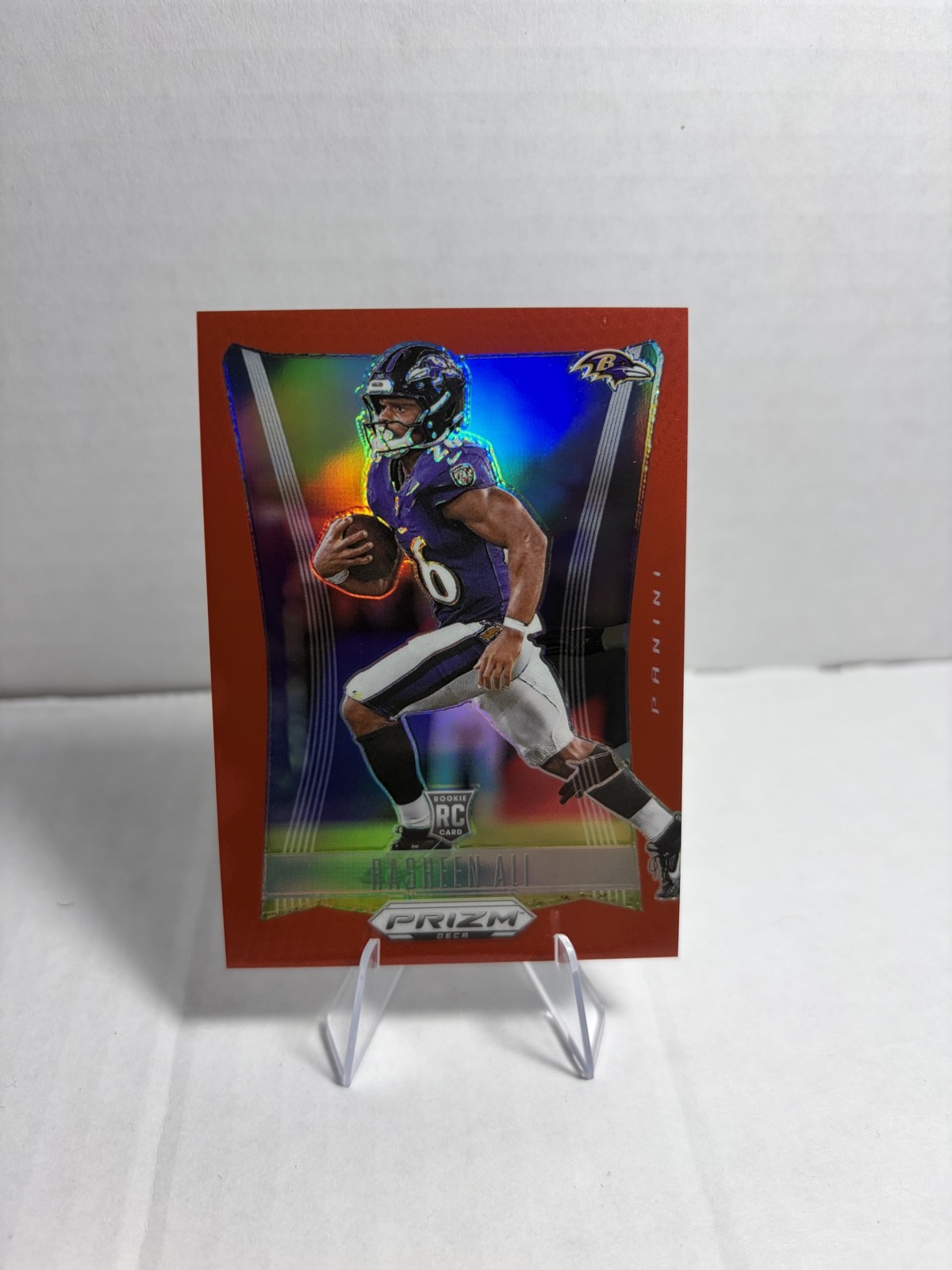 2024 Panini Prizm Deca - Rasheen Ali #25 Red Prizm /199 (RC)