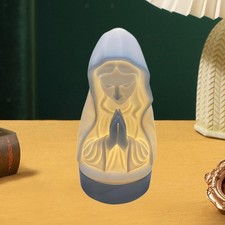 Virgin Mary Lamp Decoration Mothers Day Gifts Night Light Sculpture Religious