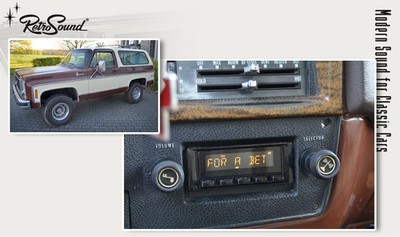 für Chevrolet Blazer 1988 RetroSound Oldtimer Auto Radio DAB+ UKW Bluetooth AUX