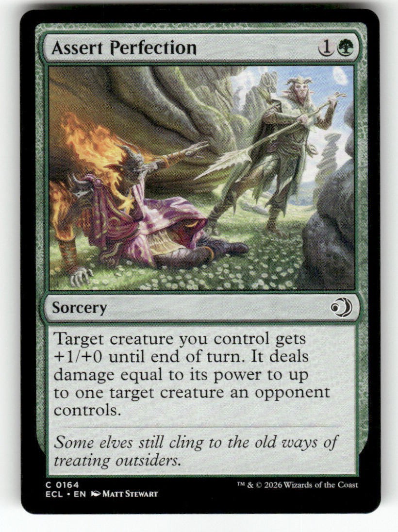 Assert Perfection 164 Common Lorwyn Eclipsed Magic: The Gathering Near Mint