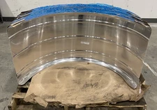 Lot of 10 Nu-Line Aluminum Single Axle Semi Fender 66”OAL 47”L Inside 24”W