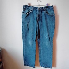 Carhartt Women's Relaxed Fit Blue Jeans Size 14 Short