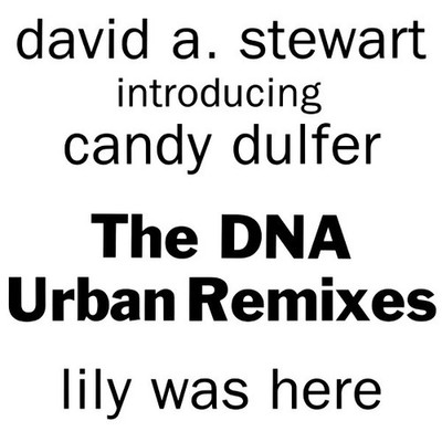David A. Stewart Introducing Candy Dulfer - Lily Was Here (DNA Urban Remix) (CD,