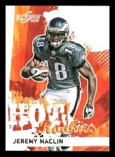 2009 Score #12 Jeremy Maclin Rookie Hot Rookies Philadelphia Eagles