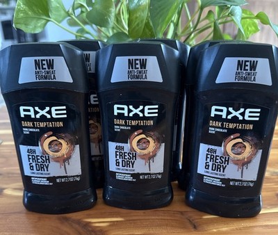 Axe Dark Temptation Dark Chocolate 48HR Antiperspirant ~ 6 X 2.7oz/76g Exp 11/25