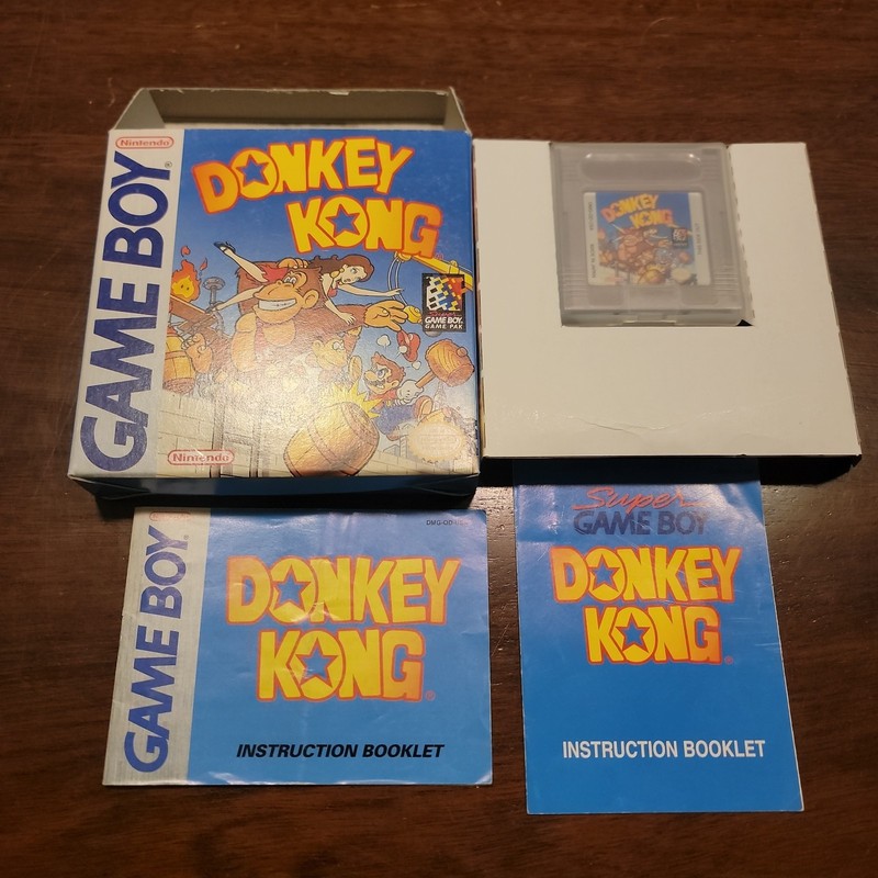 Donkey Kong (Nintendo Game Boy) Complete CIB - Tested - Authentic -