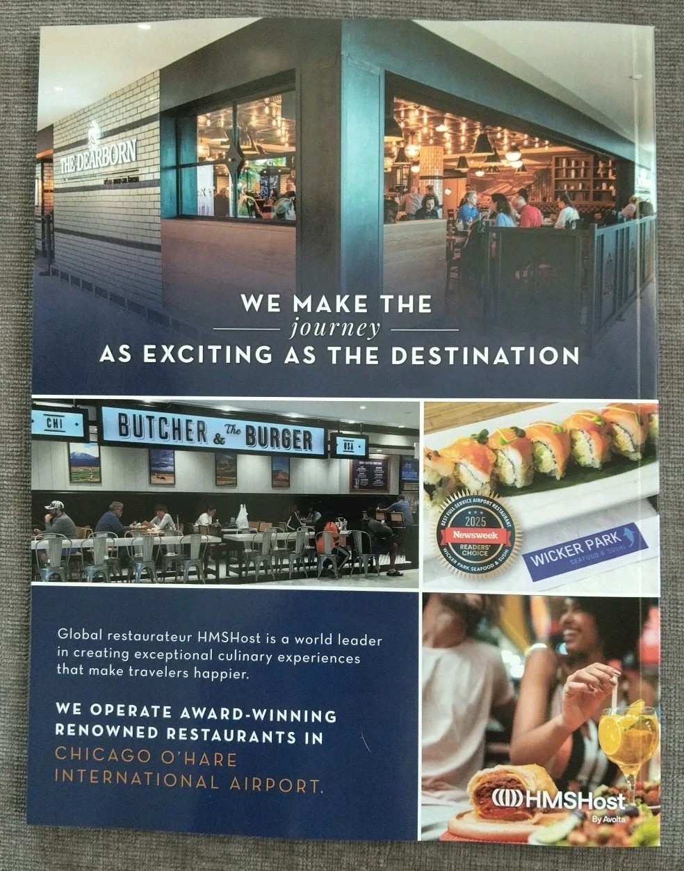 AIRCHICAGO Air Chicago Magazine Autumn 2025 POPE LEO XIV RARE Bears Preview NEW