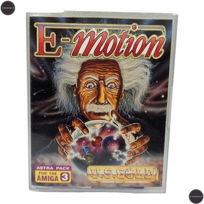 E-Motion Commodore  Amiga Spiel Plastic Case US Gold 1990  CIB
