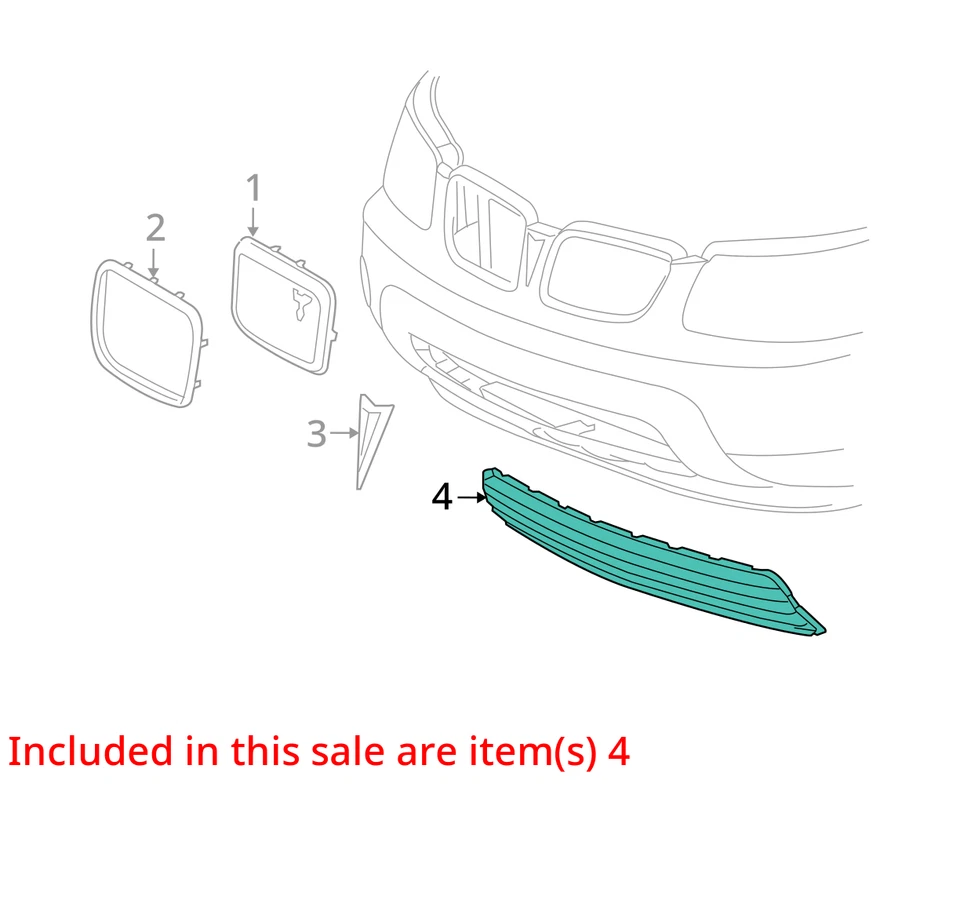 Parachoques parrilla delantera Pontiac Torrent 2006-2009 no incluido GK1RE Foto 3 de 4