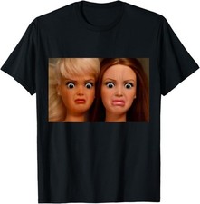 Maglietta maglietta divertente disgustosa bambola faccia meme esilarante regalo sarcastico