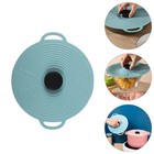 1pc Reusable Silicone Lid Pack Airtight Lid Kitchen Deformable Silicone Lid