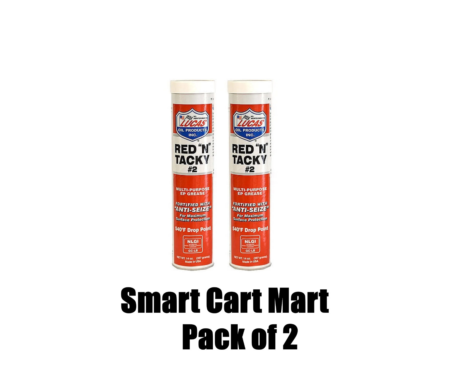 10005-30 Red N Tacky Multi-purpose Grease 14 Oz. Cartridges,