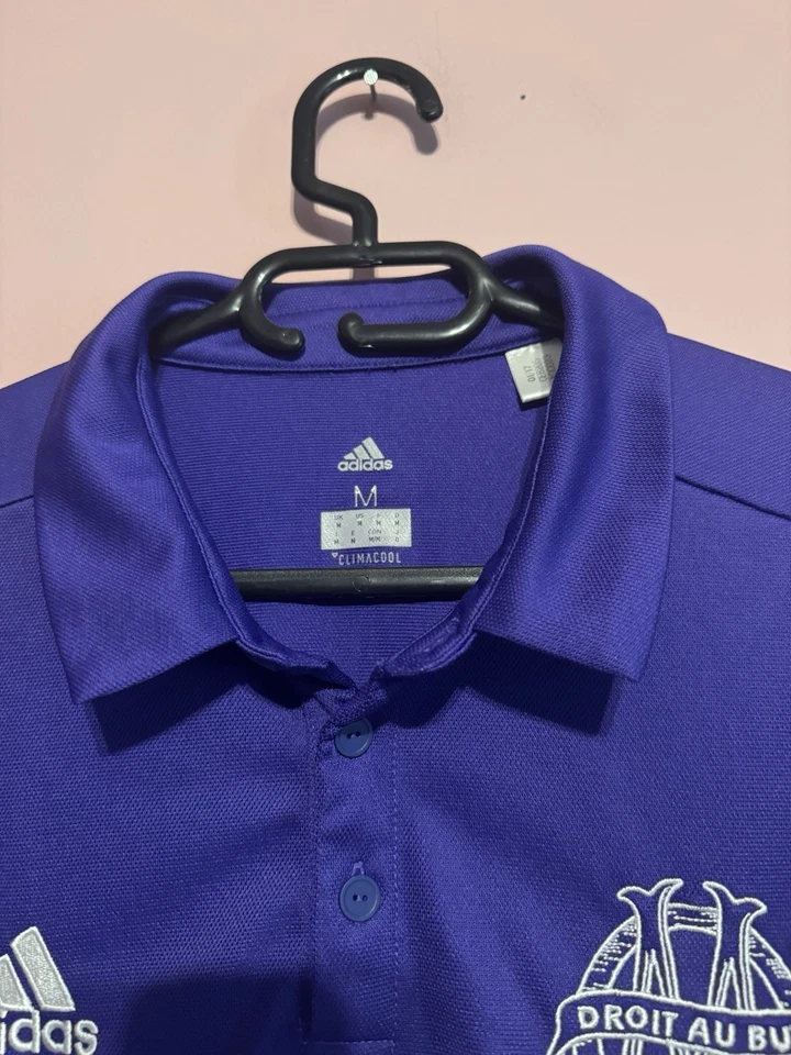 OM Olympique de Marseille Maillot Third Violet 2015-2016 Adidas Rare Vintage M  - Photo 4/4