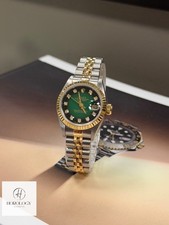 Rolex Datejust 26mm - Green Vignette Dial - 69173 - Full Set