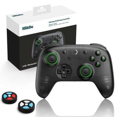 Ultimate 2C Wireless Controller for PC Android Hall Effect Trans Black