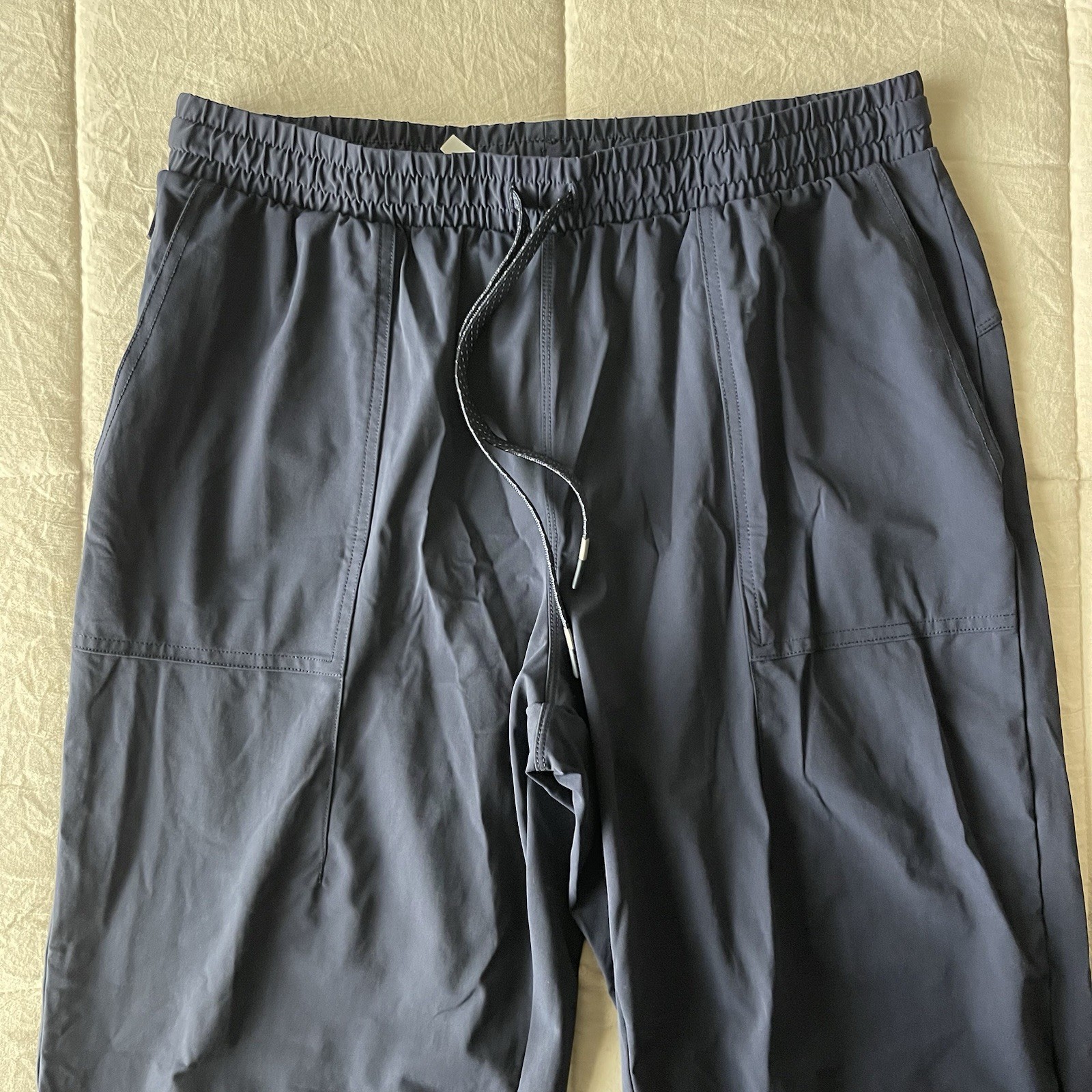 Fabletics Navy Joggers Size Medium Lightweight - image 2