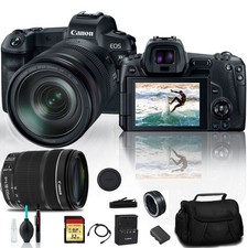 Canon EOS R Mirrorless Digital Camera 3075C012 24-105mm Lens Canon EF Mount Ad