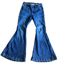 Wrangler Retro Premium High Rise Trumpet Flare Womens 30x30 Jeans 70s Tag 28x32