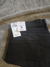 Abercrombie  Fitch Kid's Black distressed Slim Fit jeans. Size 13/14