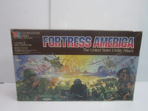 Vintage 1986 Fortress America Board Game Milton Bradley MB Gamemaster Series