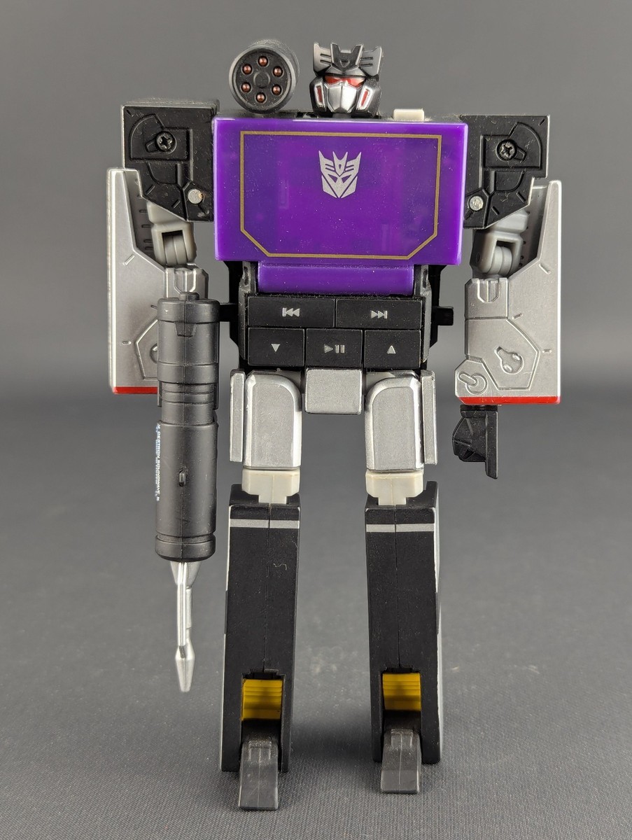 【美品】トランスフォーマー soundwave musiclabel Transformers Music Label Soundwave Black Blaster READ MP3