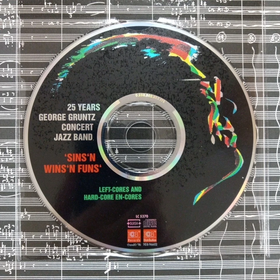 George Gruntz Concert Jazz Band CD - Sins'n wins'n funs-25 Years (1996) RARE Foto 2 de 4