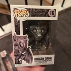 Funko POP! Game Of Thrones Drogon  Iron- The Anniversary #16 ( box some damage)