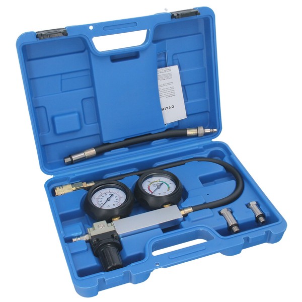 Druckverlust Tester KompressionsdruckprüFer Kompressionstester Benzin Zylinder-image