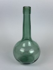 Antica Bottiglia - Ampolla Verde In Vetro Soffiato