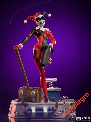 IRON STUDIOS 1/10 Joker Quinn - Batman The Animated 7.8in Static Statue In Stock