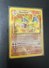 Carta Pokémon Charizard 4/102 Set Base Unlimited Rare Holo Card ITA 1999