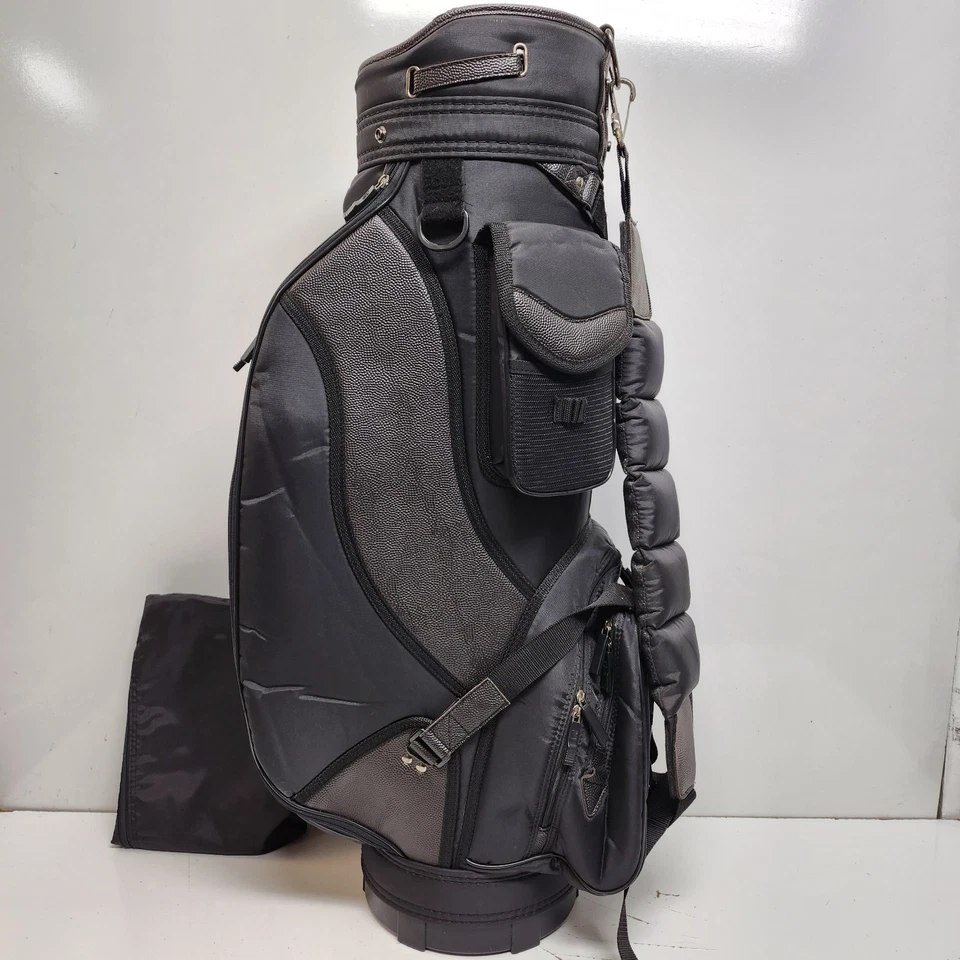 Bolsa de carro de golf PRO SELECT | Divisor de 6 vías | Negra con capucha para lluvia Foto 4 de 4