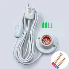 Outdoor Light 0utlet Built Lamp Holder Light Bulb Socket with Cord Light Bulb...