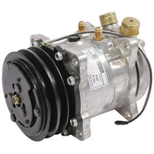 Air Conditioning Compressor - Sanden Style Wclutch Fits New Holland