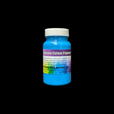 RTV Silikon Gummi Pigment himmelblau 100g