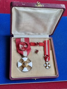 KINGDOM VITTORIO EMANUEL III DECORATION KNIGHT OFFICIAL ORDER CROWN ITALY
