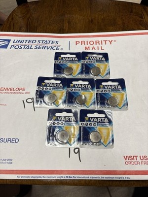 Lot Of 7 Varta CR2016 Lithium battery 3V