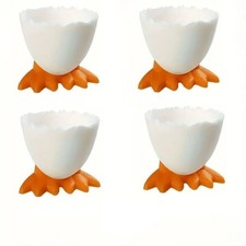 1-8x Egg Cup Set Breakfast Boiled Eggs Novelty egg holder Kitchen Home Food New