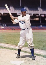Jackie Robinson Brooklyn Dodgers Batting Stance Baseball Photo Print Reprint