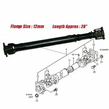 Suzuki Samurai Jimny Sj410 Front Driveshaft Propeller Drive Shaft Suzuki Samurai Jimny Sj410 Front Driveshaft Propeller Drive Shaft