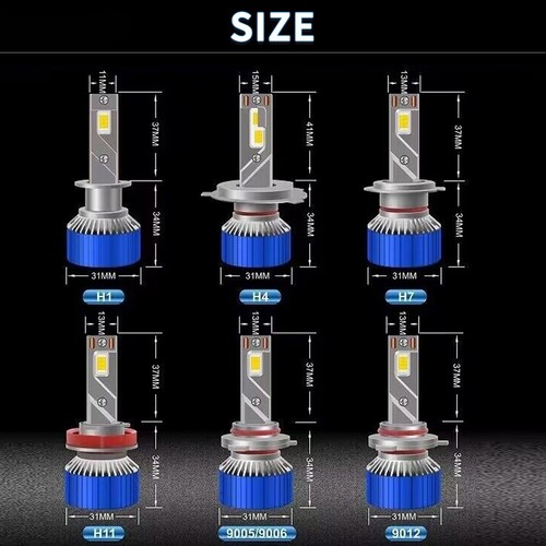 KIT LED PER FIAT 500X RESTYLING 2018 H4 100W CANBUS BI-LUCE-6000K LAMPADINA FARO - Imagen 6 de 11