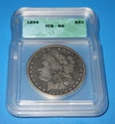 1899 Philadelphia Morgan Silver Dollar, ICG-G6
