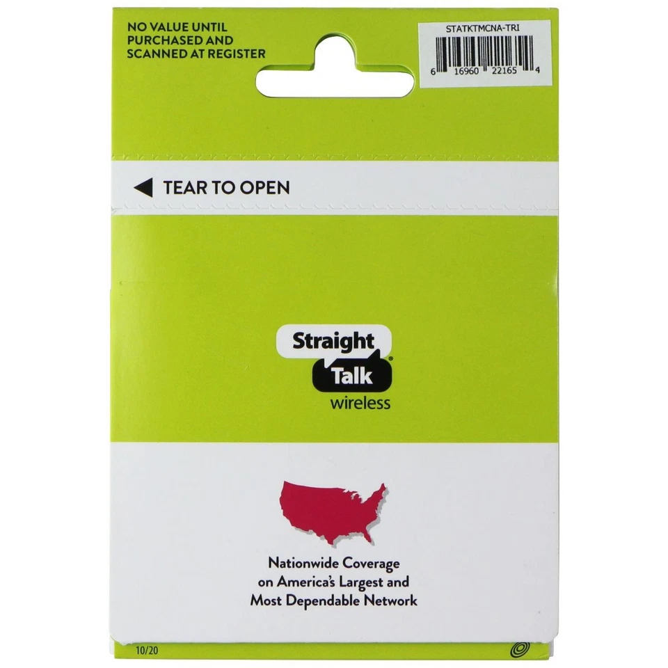 StraightTalk Wireless Verizon SIM Card KIT for Phones (Nano/Micro/Stndrd) MCNA - Image 2 of 2