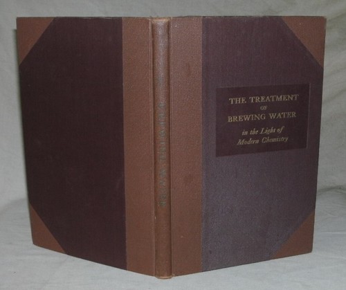The Treatment Of Brewing Water In The Light Of Modern Chemistry 1935 Wallerstein - Picture 1 of 10