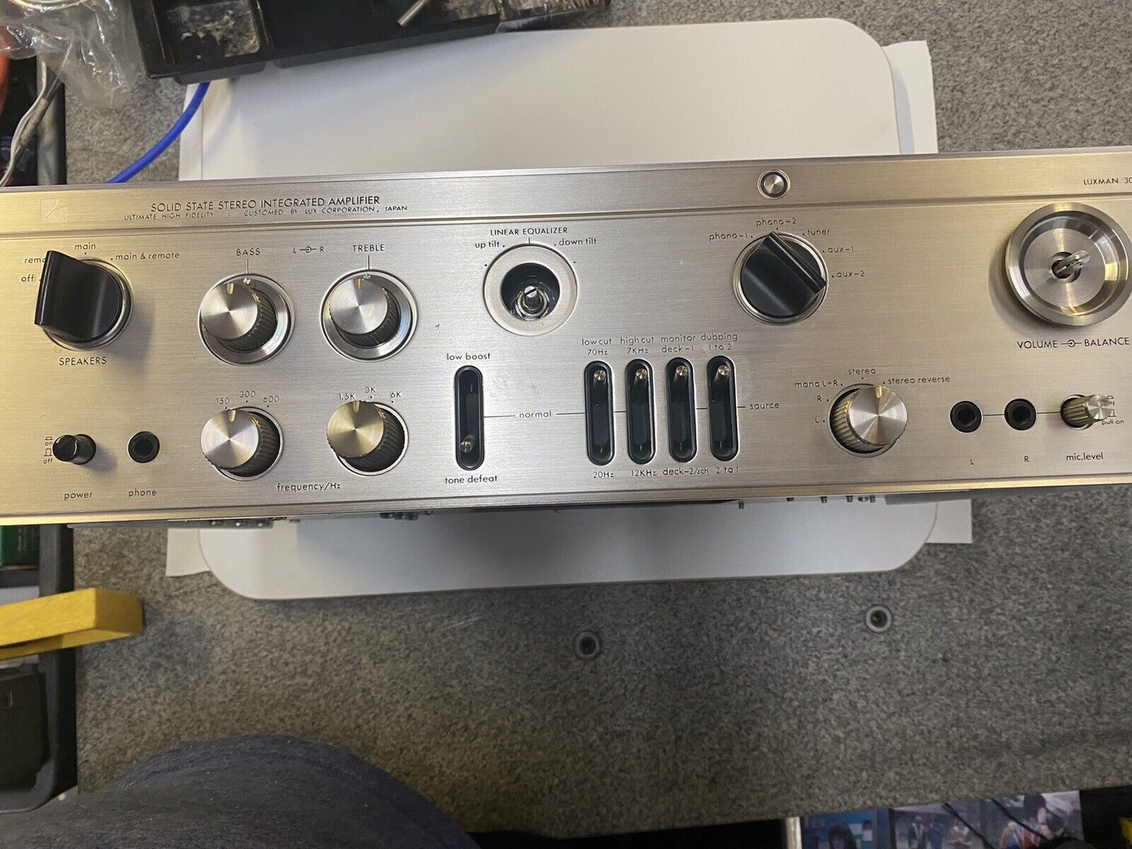 FS: Luxman LV-117 Integrated Amp--------SOLD - Garage Sale - The Klipsch  Audio Community